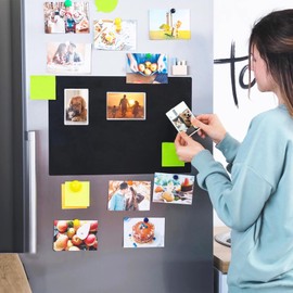 FRTAOOP Pack of 12 Magnetic Picture Frames for Fridge, Mini Picture Frame 4.5 x 7 cm, Transparent Picture Frame, Small, Small Photos on Fridge Magnets, Gifts for Family and Friends