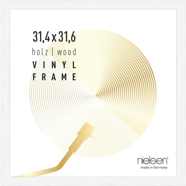 nielsen LP Frame Vinyl 12.5 x 12.5 inch Opaque White