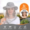 Mosquito Sun Net Hat Cap - Foldable Bug Hat UPF