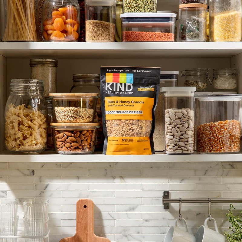 KIND Healthy Grains Granola, Variety Pack, Peanut Butter, Cinnamon Oat,