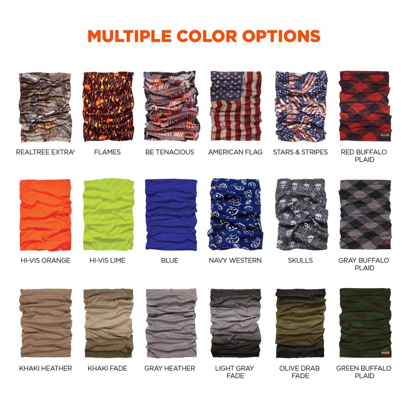 Ergodyne Chill Its 6485 Neck Gaiter, Multiple Ways to Wear