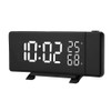 Digital Clock 3 Color Projection LED Switch Display Time Clock