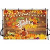 Sendy 7x5ft Happy Thanksgiving Backdrop Give Thanks Autumn Harvest Party