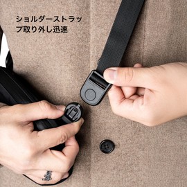 【ALPAKA】Flight Sling Bag 1L Compact Men's Shoulder Bag Detachable Strap Men's Sling Bag Adjustable Shoulder Belt Tech Pouch Compact and Easy to Carry, Black, Small