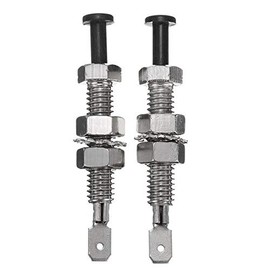 2Pcs Adjustable Car Truck Bonnet Alarm Hood Door Pin Switch 69mm Universal - Interior Parts Switches - 2 X Pin Switches