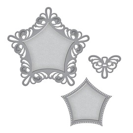 Spellbinders S4-566 Nestabilities Label 48 Decorative Accents Etched/Wafer Thin Dies, Medium