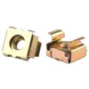 CONPHERON M8 Cage Nuts for Network Cabinets, Carbon Steel Mortise