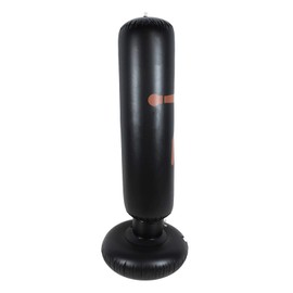 Punch Bag, 160 cm Height, PVC Punch Bags, Standing Punch Bag, Inflatable Kickboxing Bag, Standing Tumbler Pillar Sandbag for Adults and Teenagers