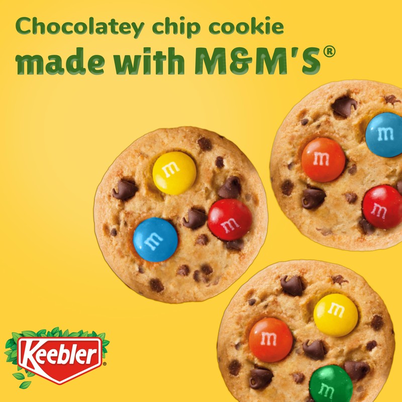 Keebler Chips Deluxe, Mini Cookies, Rainbow with M&M's Mini Chocolate