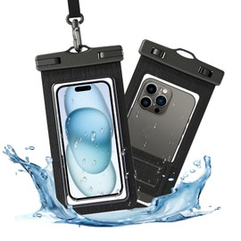2 Stück IPX8 Wasserdichte Experte Wasserdichte HandyhüLle , Unterwasser HüLle FüR Schwimmen, Geeignet FüR Smartphones Mit Einer Bildschirmdiagonale Von Bis Zu 7,2 Zoll，Passt Auf 99% Aller Smartphones