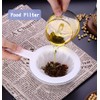 Nylon Ultra-Fine Mesh Strainer, Mesh Plastic Tea Strainer with Hole