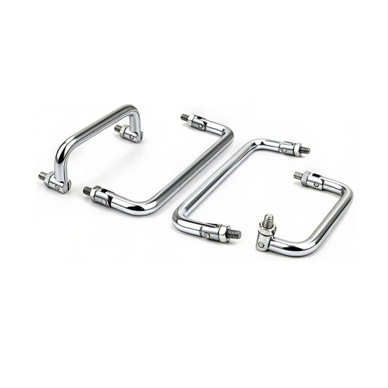 KVSXUIDU 90-Degree Folding Solid Handle, Electric Cabinet Handle, Industrial Cabinet
