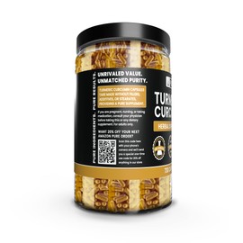 Pure Original Ingredients Turmeric Curcumin 730 Capsules No Magnesium Or Rice Fillers, Always Pure, Lab Verified