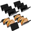 webake Taco Holder Stand 4 Pcs Acrylic Taco Rack Holders