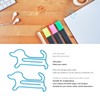 100pcs Dog Shaped Paper Clips Slip Resistance Exquisite Cute Paper