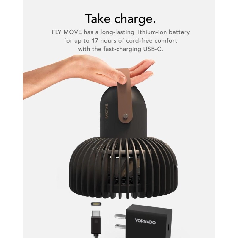 Vornado Fly Move Rechargeable Battery-Powere