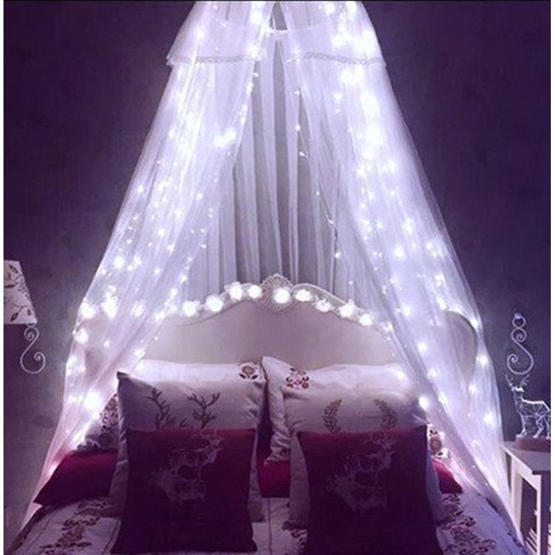 2M x 2M Window Curtain Lights Plug In Backdrop Curtain
