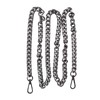 8pcs Curb Chain 8 Side Milled Straight Buckle 1.2meter DIY