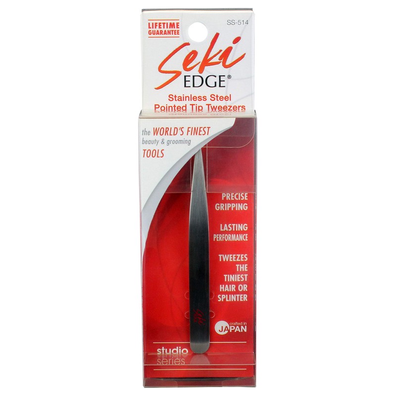 Seki Edge Stainless Steel Pointed Tweezer (Tweezers)