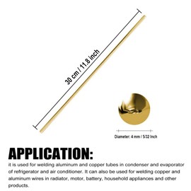 8PCS 4mm Brass Rod, Metal Solid Round Brass Rod Pin Lathe Bar Stock for RC Model Airplane Helicopter DIY Craft, 4mm / 5/32 inch in Diameter 300mm in Length