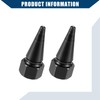 Hihaha Tire Valve Stem Caps/Outer for Car Motorcycle/Durable 8pcs Black