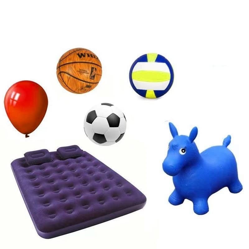 LORJE Exercise Ball Plug Replacement Kit with Needle, Nozzle, and