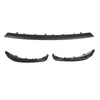 3PCS Front Bumper Lip Spoiler Kit Improve Driving Stability Black