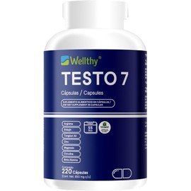 Wellthy Testo 7 | Multivitamínico Hombre | 220 Cápsulas Veganas