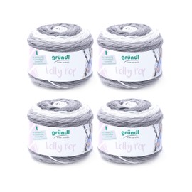 Gründl Hand Knitting Yarn, Raspberry Swirl, 24 x 24 x 10 cm