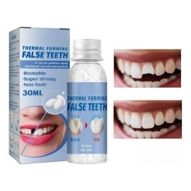 Perlas Reparación Dientes Postizos Gránulos 30ml