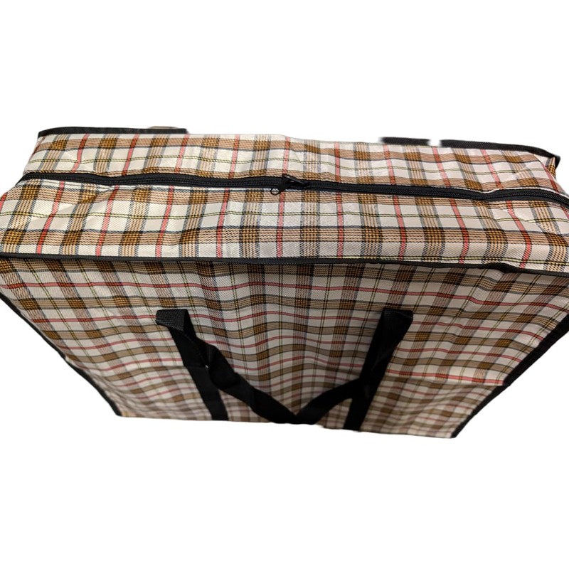 Extra Strong Checkered Design Laundry Storage Bag – Durable and