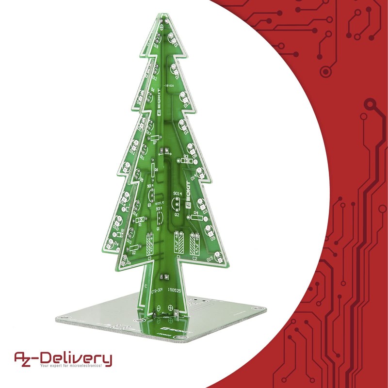 AZDelivery DIY LED Christmas Tree Kit