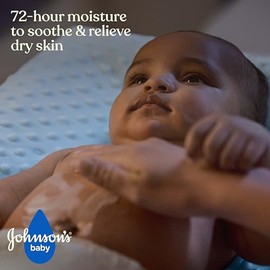 Johnson's Skin Nourish Moisturizing Baby Lotion for Dry Skin with Vanilla & Oat Scents, 16.9 fl. oz