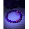 Unbranded Natural Yooperlite Stone Bracelet UV Reactive Flame Gemstone Stretch