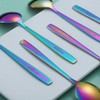 Berglander Rainbow Teaspoon, Stainless Steel Tea Spoon Dessert Spoon with