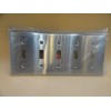 BRYANT 5 GANG RECEPTACLE SWITCH PLATE STAINLESS STEEL S575 (QTY 1)