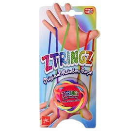 TE-Trend Ztringz Finger Toy String Game String Game Rope Puzzle Knot Craft Hands Motor Skills Toy Girls Multicoloured Pack of 6