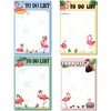 Geyee 4 Pads Flamingo Sticky Notes 4" x 6" Funny