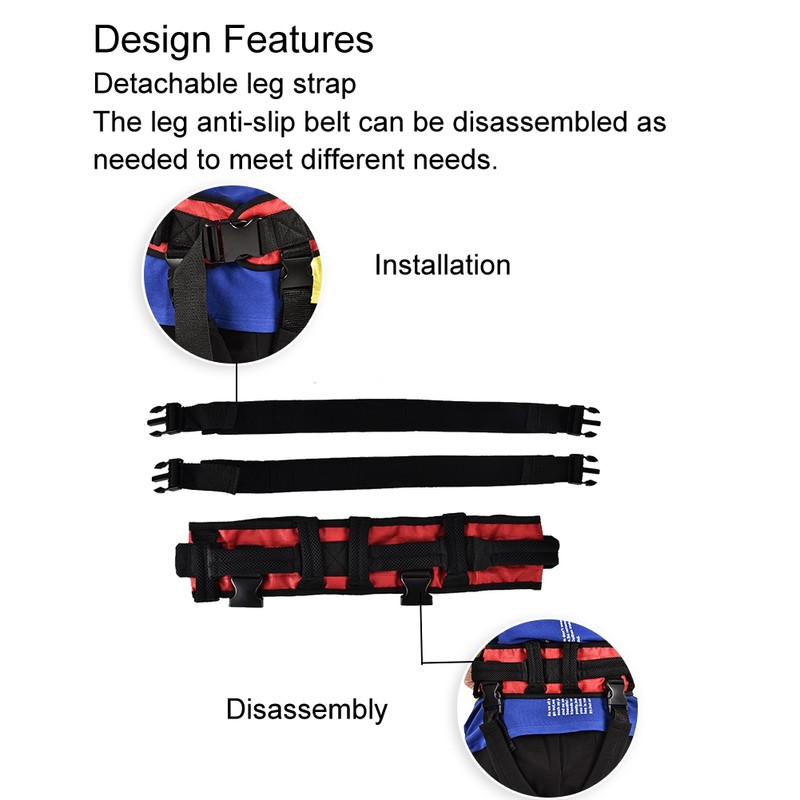 Medical Transfer Belt Patient Lift Sling Assistant Rehabilitation Belt with