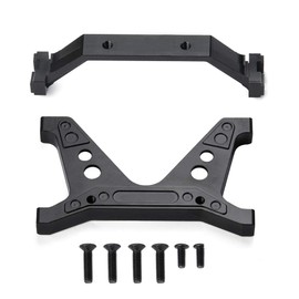 JGGZONE RC Crawler Car Front Rear Lower Shock Mount Brace Aluminum Chassis Mount Rear Frame Rail Brace Bracket for 1/10 Axial SCX10 II 90046 Upgrade Parts