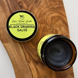 New Orleans Apothecary Black Drawing Ointment | Pulls Splinters Stings | All Natural Herbal - 4oz