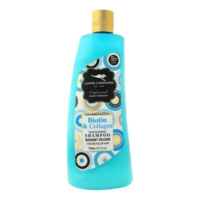 Shampoo Ludwig & Wiggstein Biotin & Collagen 750 Ml