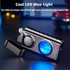 Torch Lighter, Creative Dual Flame Lighter with 6pcs Flint Stone,