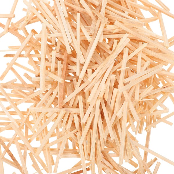 Vaguelly 2000 Pieces DIY Wooden Matches, Handmade Craft Materials for