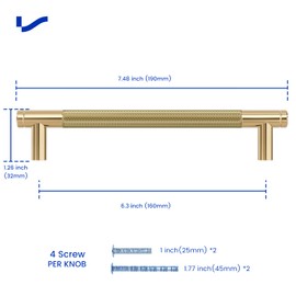 LONTAN 10 Pack Gold Kitchen Handles 160mm Champagne Copper Cupboard Handles Gold Drawer Handles Aluminum Alloy Kitchen Cupboard Handles Kitchen Door Handles Gold Cabinet Handles Cabinet Hardware