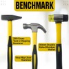 Benchmark - 3 Piece Hammer Set; 16 OZ. Claw Hammer,