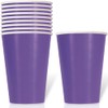 Unique Industries Neon Purple Premium Disposable Paper Cups - 12