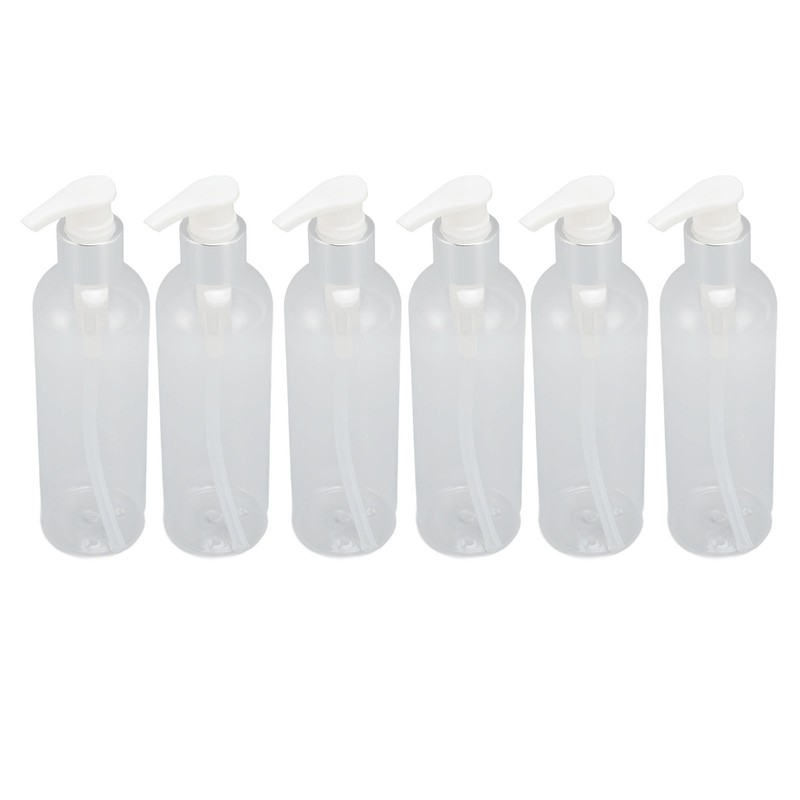 Clear Plastic Pump Bottle Dispenser Empty Refillable Massage Oil Bottle