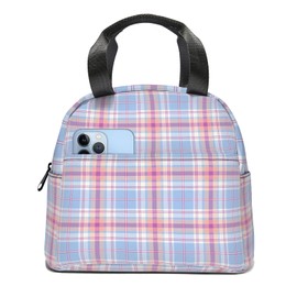 UIANG Bingo Lunch Box Reusable Insulated Totes,Bingo Cards and Balls,Lunch Bag Thermal Cooler For Men Women Beach Picnic Travel,Blue Multicolor