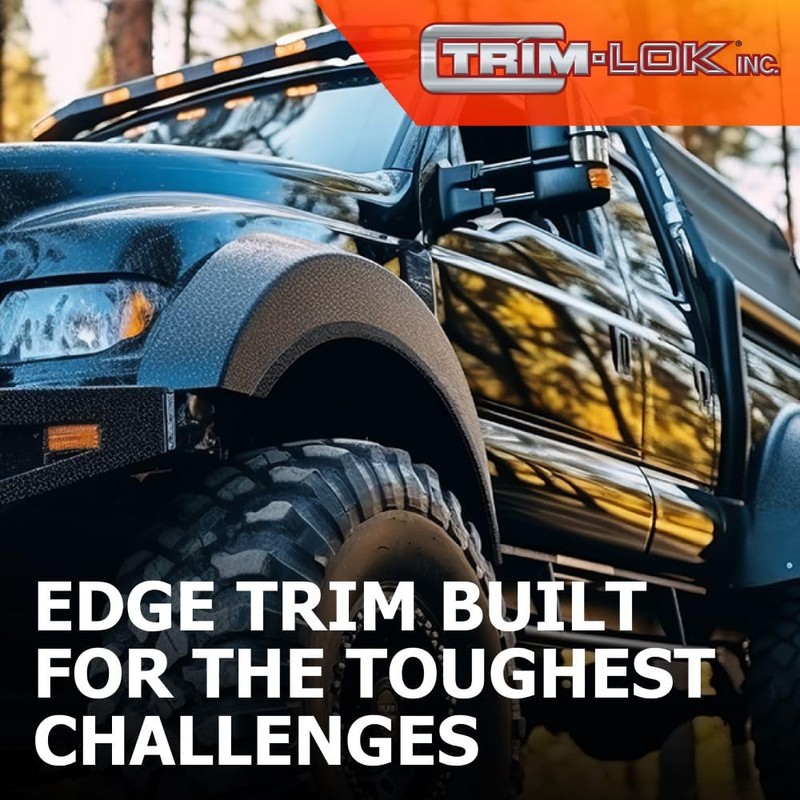 TRIM-LOK Edge Trim - Fits 1/8" Edge, 7/16” Leg Length,